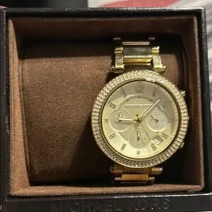 Michael Kors | Accessories | Michael Kors Gold Chronograph  display picture 1